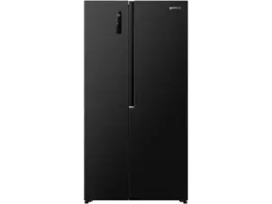 Холодильник SBS Gorenje, 179х62х92см, 2 двері, 345(186)л, А+, NF+, Інв., Зона св-ті, Зовн. Диспл, чорний №2