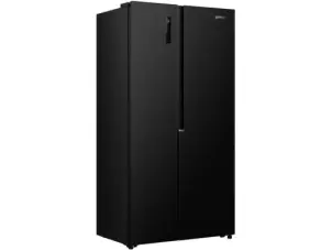 Холодильник SBS Gorenje, 179х62х92см, 2 двері, 345(186)л, А+, NF+, Інв., Зона св-ті, Зовн. Диспл, чорний №3