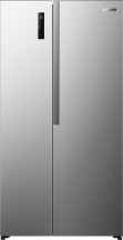 Холодильник SBS Gorenje, 179х62х91см, 2 двері, 347(197)л, А+, NF+, Інв., Зона св-ті, Зовн. Диспл, нерж в магазині TVOE