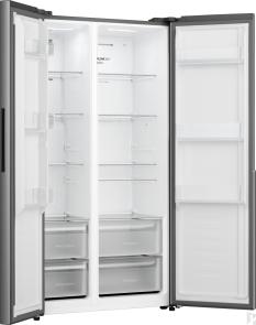 Холодильник SBS Gorenje, 179х62х91см, 2 двері, 347(197)л, А+, NF+, Інв., Зона св-ті, Зовн. Диспл, нерж №11