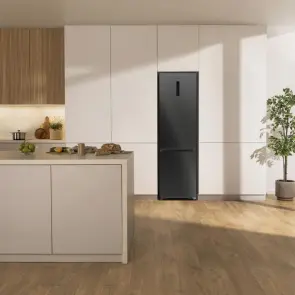 Холодильник з нижн. мороз. камерою Gorenje, 203х66х60см, 2 двері, 257(121)л, А+, Total NF, Зона св-ті, Інвертор, Зовн. Дисп, Wi-Fi, Чорний №3