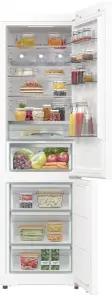 Холодильник з нижн. мороз. камерою Gorenje, 203х66х60см, 2 двері, 283(130)л, А+, Total NF, Зона св-ті, Інвертор, Зовн. Дисп, Wi-Fi, білий №9