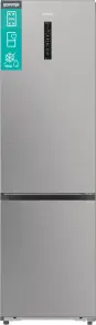 Холодильник з нижн. мороз. камерою Gorenje, 203х66х60см, 2 двері, 283(130)л, А+, Total NF, Зона св-ті, Інвертор, Зовн. Дисп, Wi-Fi, нерж №1