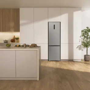 Холодильник з нижн. мороз. камерою Gorenje, 203х66х60см, 2 двері, 283(130)л, А+, Total NF, Зона св-ті, Інвертор, Зовн. Дисп, Wi-Fi, нерж №3