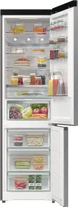 Холодильник з нижн. мороз. камерою Gorenje, 203х66х60см, 2 двері, 283(130)л, А+, Total NF, Зона св-ті, Інвертор, Зовн. Дисп, Wi-Fi, нерж №6