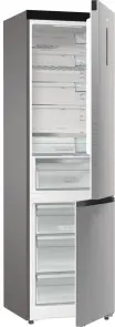 Холодильник з нижн. мороз. камерою Gorenje, 203х66х60см, 2 двері, 283(130)л, А+, Total NF, Зона св-ті, Інвертор, Зовн. Дисп, Wi-Fi, нерж №7