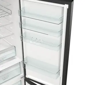 Холодильник з нижн. мороз. камерою Gorenje, 203х66х60см, 2 двері, 257(121)л, А+, Total NF, Зона св-ті, Інвертор, Зовн. Дисп, Wi-Fi, чорний №7