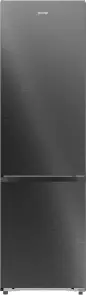 Холодильник з нижн. мороз. камерою Gorenje, 203х66х60см, 2 двері, 257(121)л, А+, NF+, Зона св-ті, Інвертор, Внутр. Дисп, Wi-Fi, Чорний №2