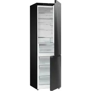 Холодильник з нижн. мороз. камерою Gorenje, 203х66х60см, 2 двері, 257(121)л, А+, NF+, Зона св-ті, Інвертор, Внутр. Дисп, Wi-Fi, Чорний №3