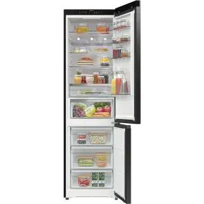 Холодильник з нижн. мороз. камерою Gorenje, 203х66х60см, 2 двері, 257(121)л, А+, NF+, Зона св-ті, Інвертор, Внутр. Дисп, Wi-Fi, Чорний №4