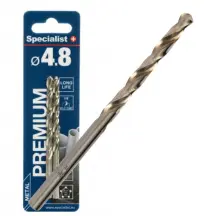 Сверло по металлу Specialist+ PREMIUM 4,8мм, наб. 2 шт