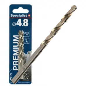 Сверло по металлу Specialist+ PREMIUM 4,8мм, наб. 2 шт №1