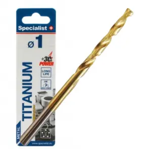 Сверло по металлу Specialist+ TITAN 1,0мм, наб. 2 шт №1