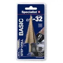 Сверло по металлу ступенчатое Specialist+ BASIC 4-32 мм