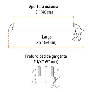 Струбцина триггерная, 75кг, 460мм №2