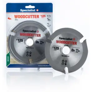 Диск для дерева Specialist+ WOODCUTTER 125x22 №1