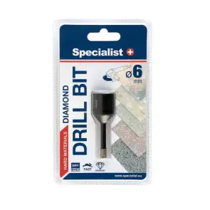 Сверло по керамике/стеклам Specialist+ D6 M14 №1