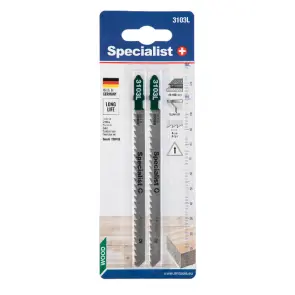 Набор полотен для лобзика Specialist+ по дереву чистый рез №3