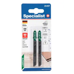 Набор полотен для лобзика Specialist+ для ламината №3