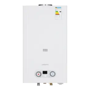 Газова колонка ARDESTO HB03 10л/хв 20кВт Low NOx дисплей розпалювання від батарейки білий №2