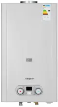 Газова колонка ARDESTO HB03 10л/хв 20кВт Low NOx дисплей розпалювання від батарейки нерж. сталь