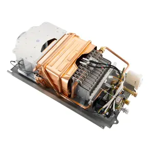 Газова колонка ARDESTO HB03 10л/хв 20кВт Low NOx дисплей розпалювання від батарейки нерж. сталь №9