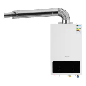Комплект газова колонка ARDESTO HB02 10л/хв 20кВт турбована Low NOx з димоходом №9