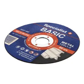 Диск абразивный отрезной по металлу Specialist+ BASIC 125x1x22 №2