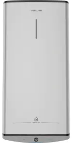 Водонагрівач електр. Ariston плаский слім VELIS TECH 100 EU, 100л, 2*1,5кВт, ун. монтаж, електр. кер-ння, B, Італія, Сірий №1