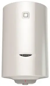 Водонагрівач електр. Ariston PRO1 R 80 V 1,8K PL EU круглий 80л, 1,8кВт, мех. кер-ння, С, Італія, білий №1
