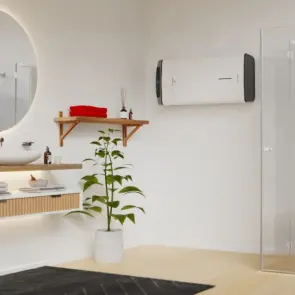 Водонагрівач електричний Ariston VELIS DUNE WIFI 80 EU плаский, слім, 80л, 2*1,5 кВт, емал. нагр. ел, ун. монтаж, ел. кер-ня, B, Італія, білий №6
