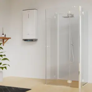 Водонагрівач електричний Ariston VELIS DUNE WIFI 50 EU плаский, слім, 50л, 2*1,5 кВт, емал. нагр. ел, ун. монтаж, ел. кер-ня, B, Італія, білий №10