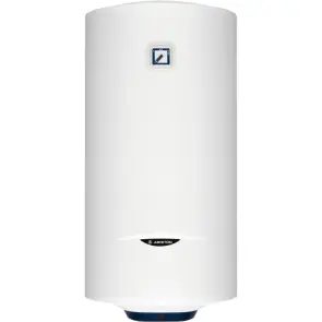 Водонагрівач електр. Ariston круглий BLU1 R PL DRY, 100л, 1,5кВт, сухий тен, мех. кер-ння, C, Італія, білий №2