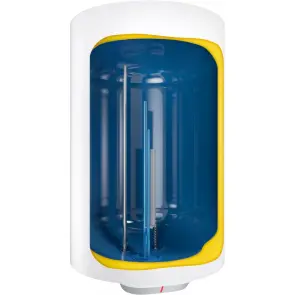 Водонагрівач електр. Ariston круглий BLU1 R PL DRY, 100л, 1,5кВт, сухий тен, мех. кер-ння, C, Італія, білий №4