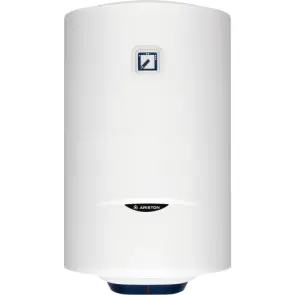 Водонагрівач електр. Ariston круглий BLU1 R PL DRY, 80л, 1,5кВт, сухий тен, мех. кер-ння, C, Італія, білий №2