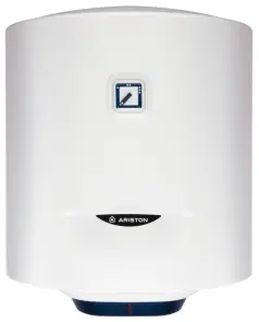 Водонагрівач електр. Ariston круглий BLU1 R PL DRY, 50л, 1,5кВт, сухий тен, мех. кер-ння, C, Італія, білий №1