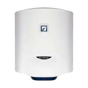 Водонагрівач електр. Ariston круглий BLU1 R PL DRY, 50л, 1,5кВт, сухий тен, мех. кер-ння, C, Італія, білий №2