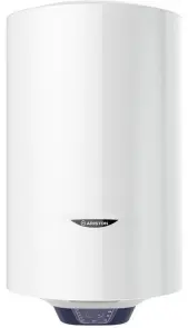 Водонагрівач електр. Ariston круглий BLU1 ECO PL DRY, 80л, 1,8кВт, сухий тен, ел. кер-ння, B, Італія, білий №1