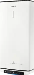 Водонагрівач електр. Ariston плаский слім VELIS PRO DRY WIFI 80 EU, 80л, 2*1,5кВт, сух тен, ун. монтаж, електр. кер-ння, B, Італія, Білий №4