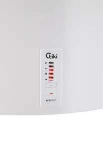 Водонагреватель электр. TIKI слим SuprSD, 100л, 2кВт, сухой тен, электр. кер-ния, C, белый, 700091 №4