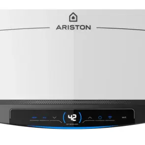 Водонагрівач електр. Ariston QUADRIS 120 WIFI FR EU прямокутний, 120л, 2,4кВт, сух. нагр. елемент, ел. кер-ня, B, Франція, білий №5