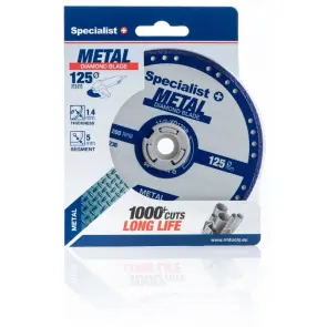 Диск алмазный по металлу Specialist+ METAL 125x22 №1