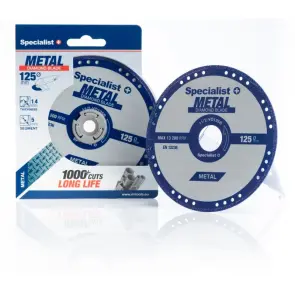 Диск алмазный по металлу Specialist+ METAL 125x22 №5
