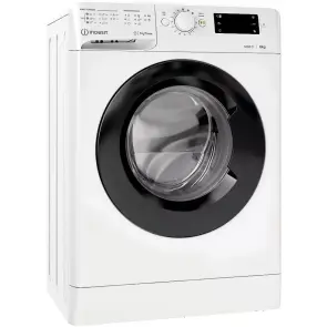 Пральна машина Indesit фронтальна, 6кг, 1200, C, 43см, дисплей, інвертор, люк чорний, білий №3