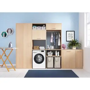 Пральна машина Indesit фронтальна, 6кг, 1200, C, 43см, дисплей, інвертор, люк чорний, білий №6