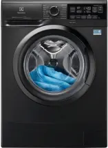 Стиральная машина Electrolux фронтальная, 6кг, 1000, A, 41см, дисплей, инвертор, серебристый темный