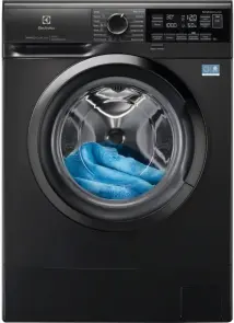 Стиральная машина Electrolux фронтальная, 6кг, 1000, A, 41см, дисплей, инвертор, серебристый темный №1