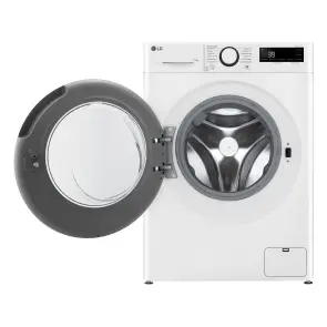 Пральна машина LG фронтальна, 11кг, 1400, A, 57см, дисплей, пара, інвертор, білий №9
