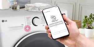 Пральна машина LG фронтальна, 10кг, 1400, A, 57см, дисплей, пара, інвертор, білий №4