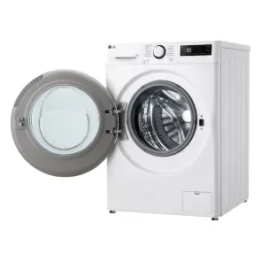 Пральна машина LG фронтальна, 10кг, 1400, A, 57см, дисплей, пара, інвертор, білий №8